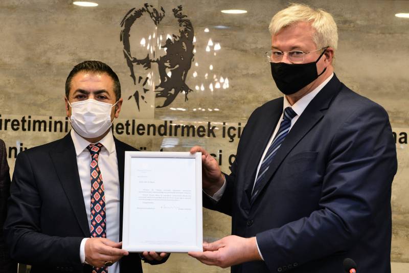 UKRAYNA ANKARA BÜYÜKELÇİSİNİ DENİZLİ İLE BULUŞTURDULAR