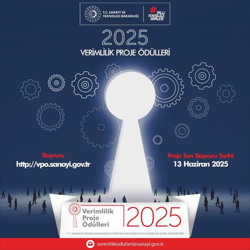 2025 Yılı Verimlilik Proje Ödülleri Başvuruları Başladı